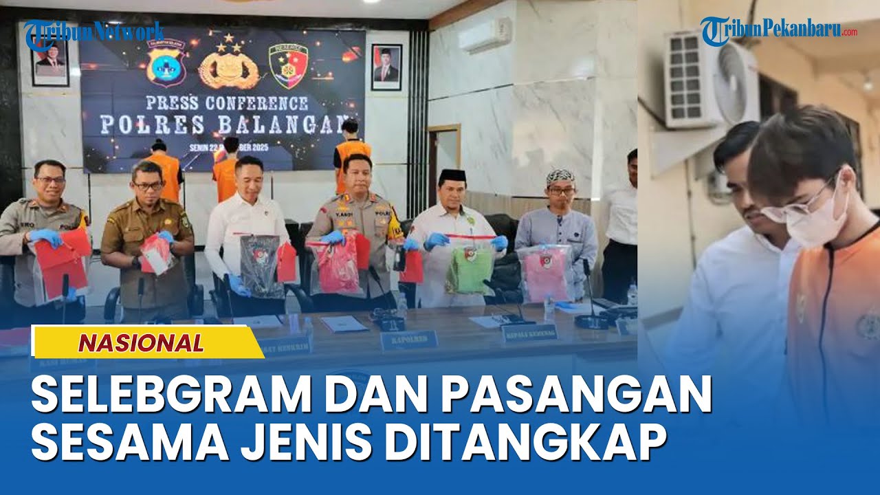 Selebgram dan Pasangannya Ditangkap! Bikin Geger Kalsel dengan Video Mesum Sesama Jenis