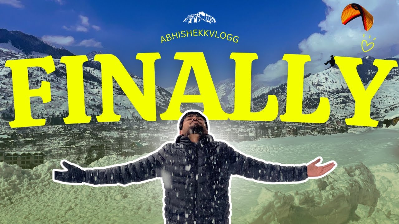 “Subah uthe aur Manali snow se bhar gaya 😳❄️ | Manali Vlog Part 3”