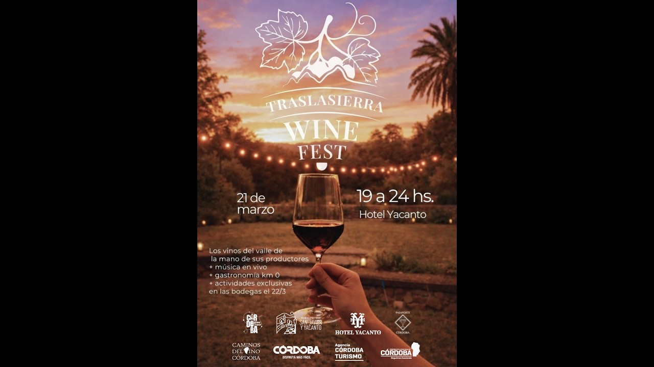 Traslasierra Wine Fest 🍷🍇🍾🍽️