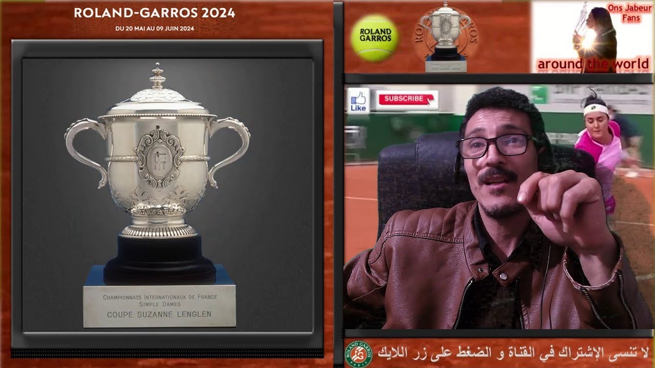 Ons Jabeur a Roland Garros 2024🎾أنس جابر🎾متابعة يومية لأنس جابر في دورة رولان غاروس ولأخبار الدورة