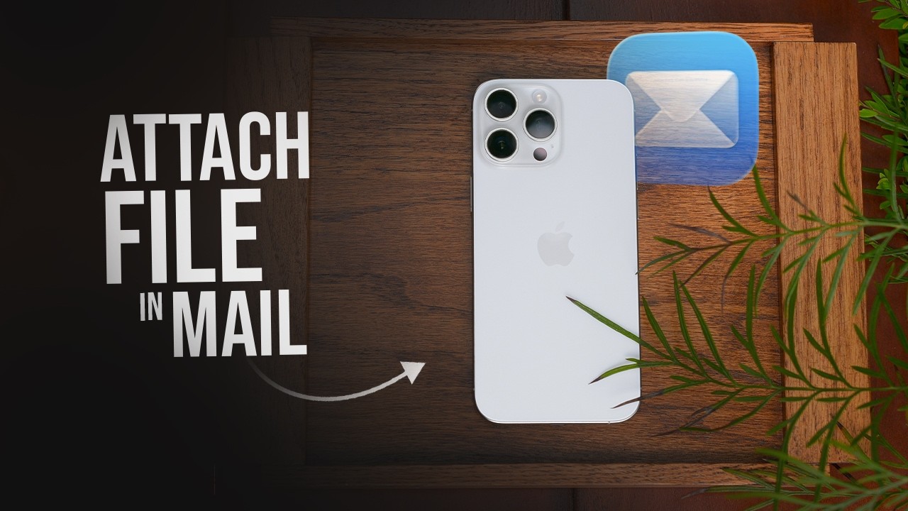 How to Attach a File to an Email in iPhone (tutorial)