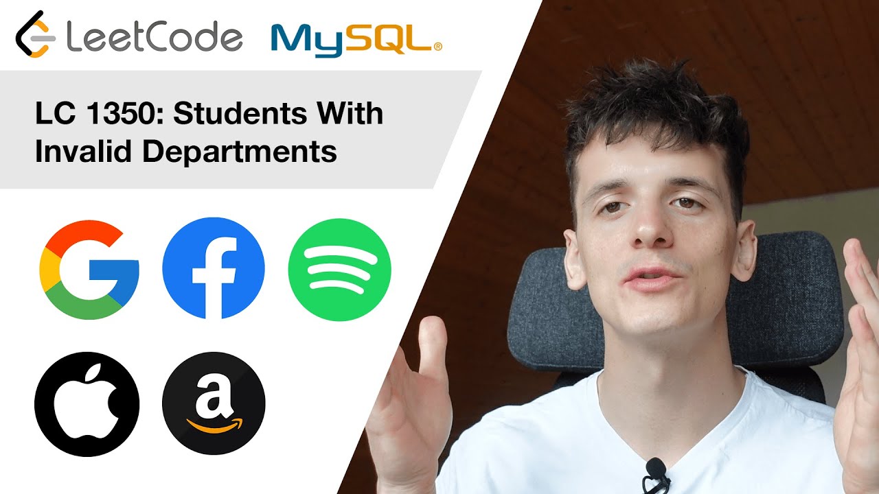 LeetCode 1350: Students With Invalid Departments [SQL]