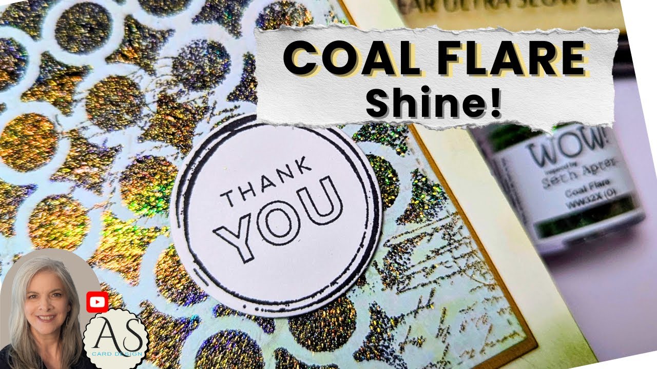 WOW! Embossing Coal Flare in Action ✨  Seth Apter Forage Relics January 2026 Release