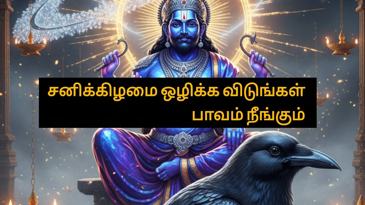 Sani ShaneshwarayaNamaha Chanting|Powerful Sani Mantra|Crystal4KVisualsDivine Healing Energy#bakthi 