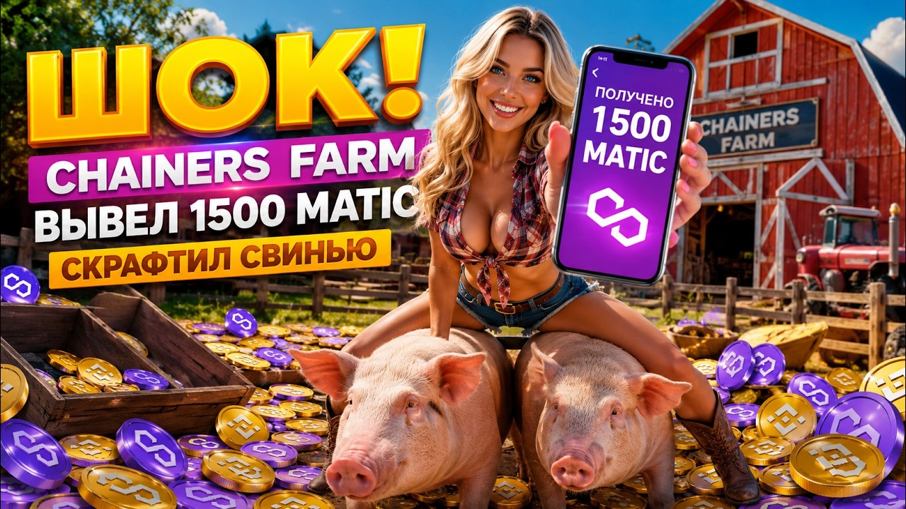 😱 МОЙ САМЫЙ БОЛЬШОЙ ВЫВОД ИЗ CHAINERS FARM! Игра платит уже 3 года без вложений!