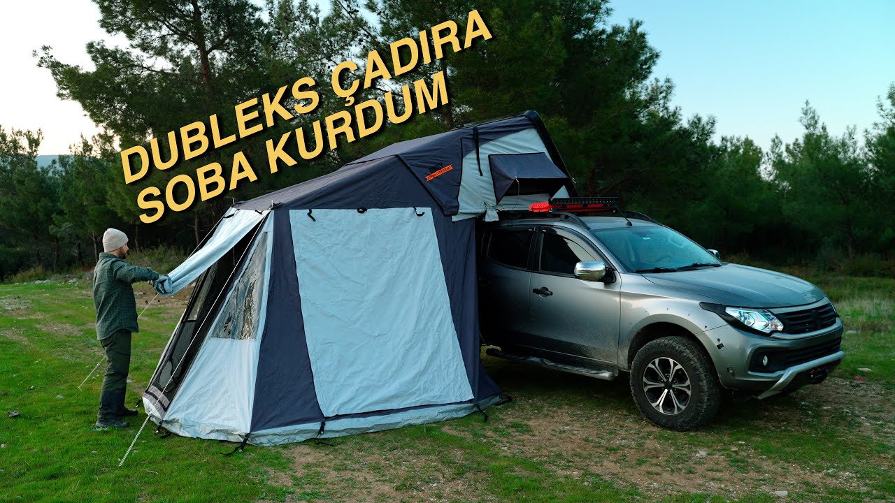 DUBLEKS ARAÇ ÜSTÜ ÇADIRA SOBA KURDUM / BAHAR KAMPI