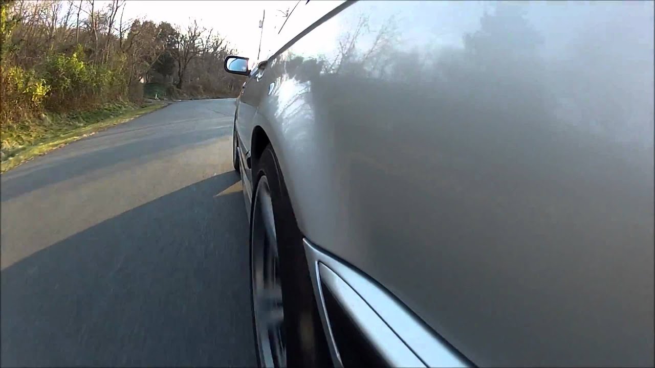 BMW E38 Dinan 7-Series with stage 5 supercharger running uphill