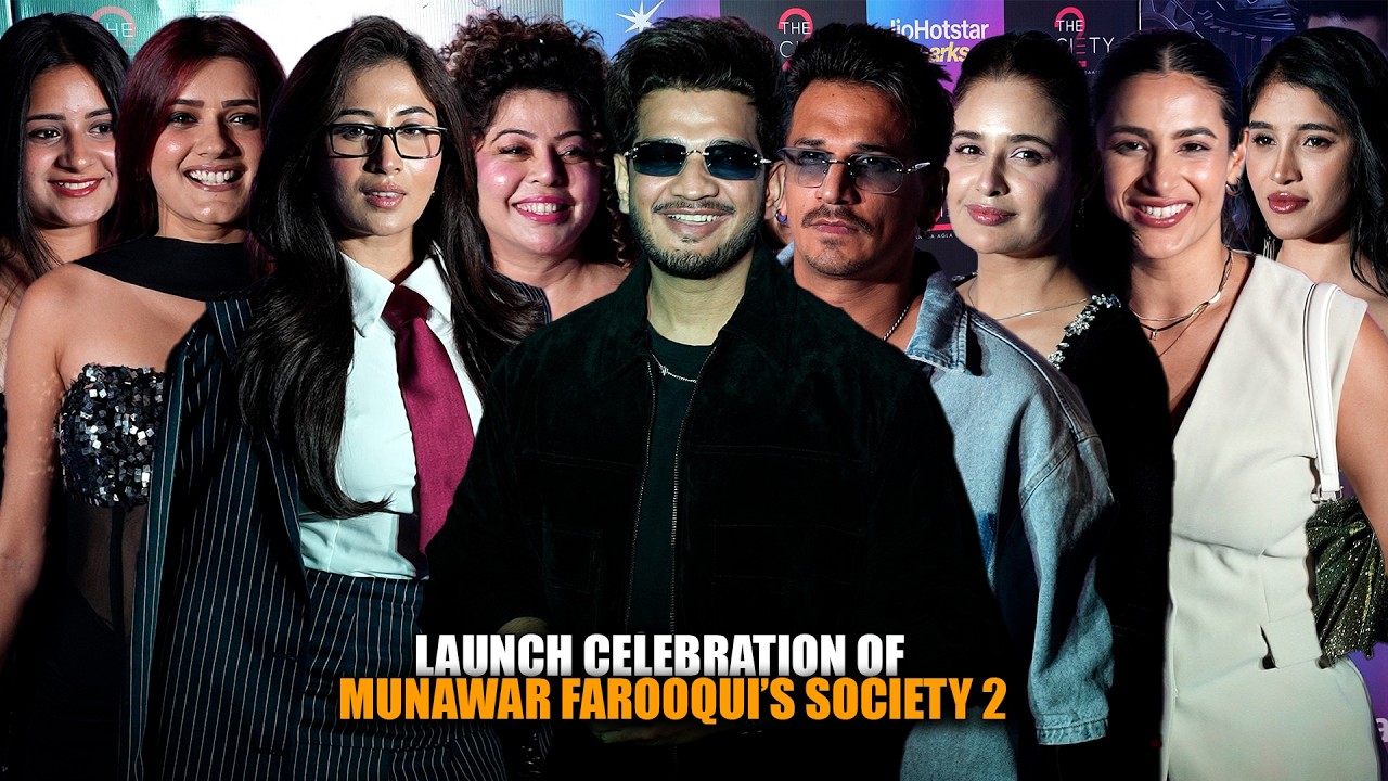 Munawar Farooqui celebrates Society 2 launch 🎊 Exclusive Post-Launch Party Moments