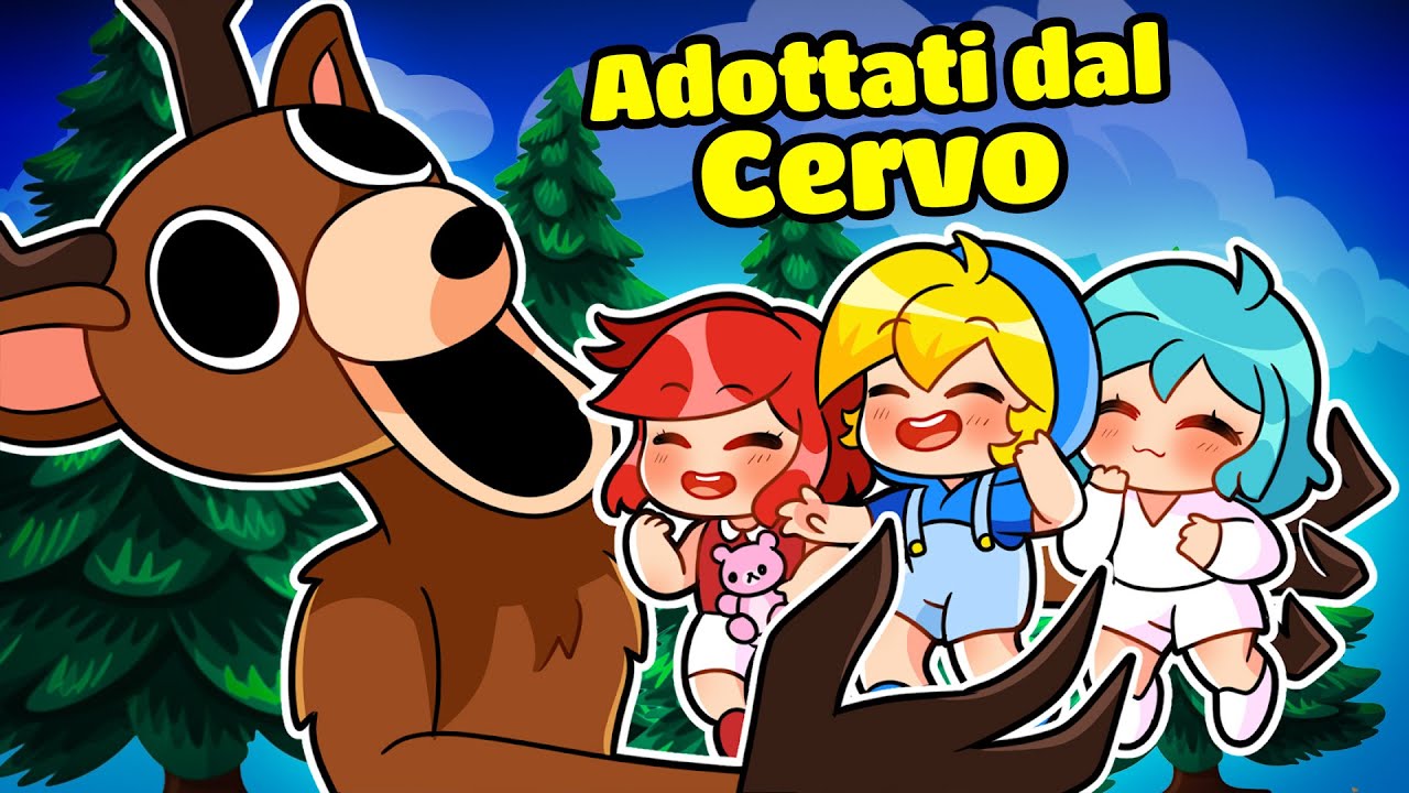 veniamo adottati dal cervo di 99 notti su roblox brookhaven