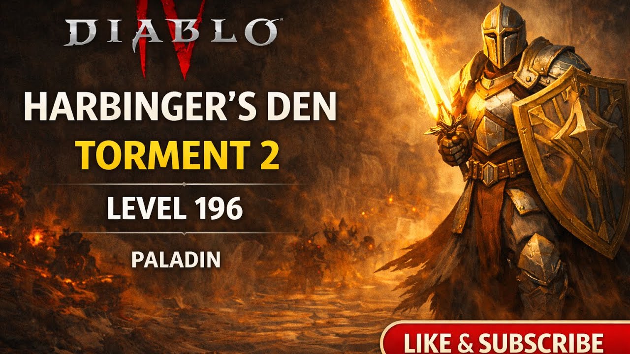 Diablo 4 – Infernal Hordes | Torment 3 | Paladin Level 194