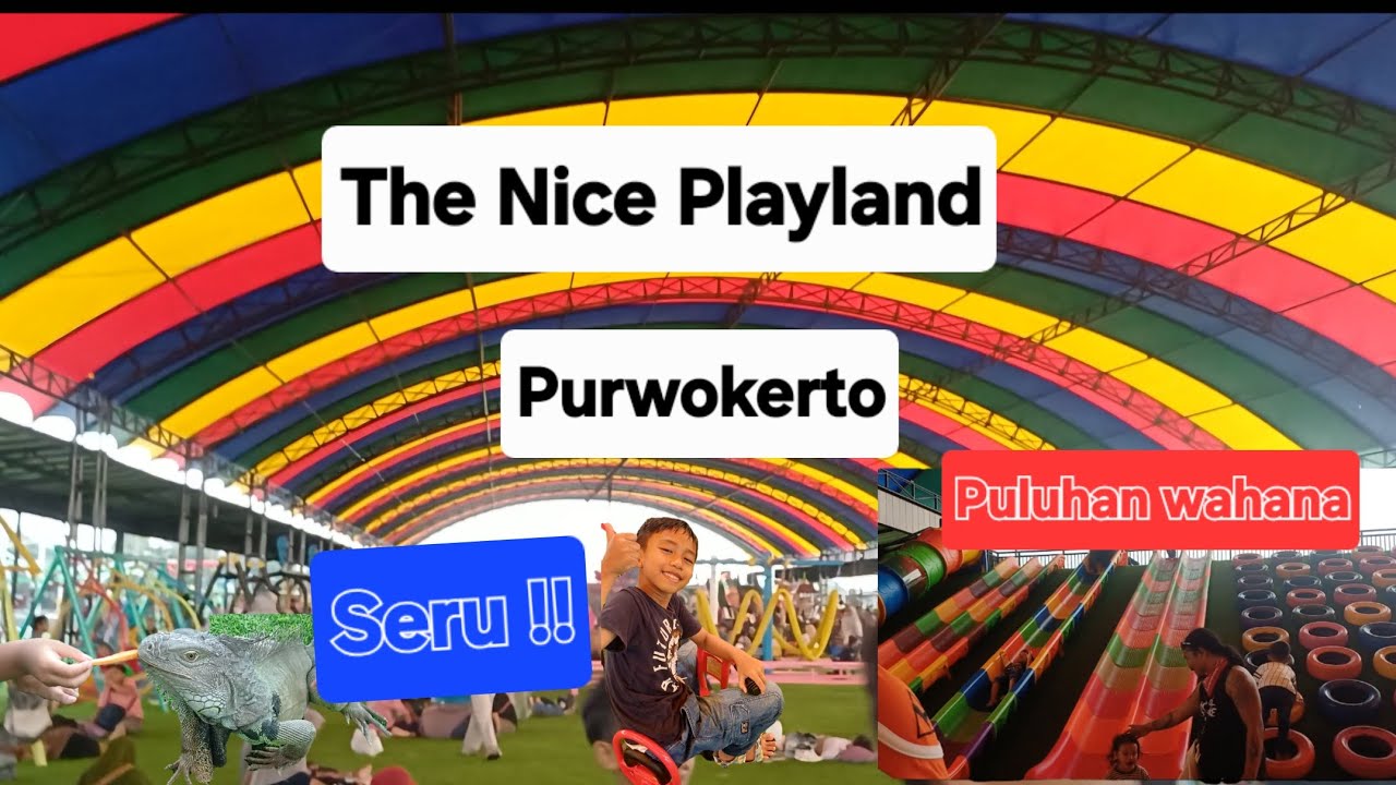 Ramainya The Nice Playland Purwokerto tempat bermain baru  #playland #minizoo #liburan #niceplayland