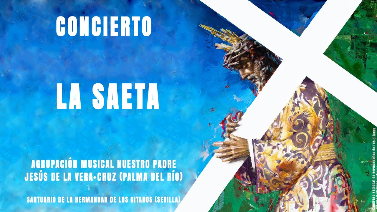 4K | La Saeta + Himno Nacional | AMVera+Cruz Palma del Rio | Santuario de los Gitanos | Sevilla 2023