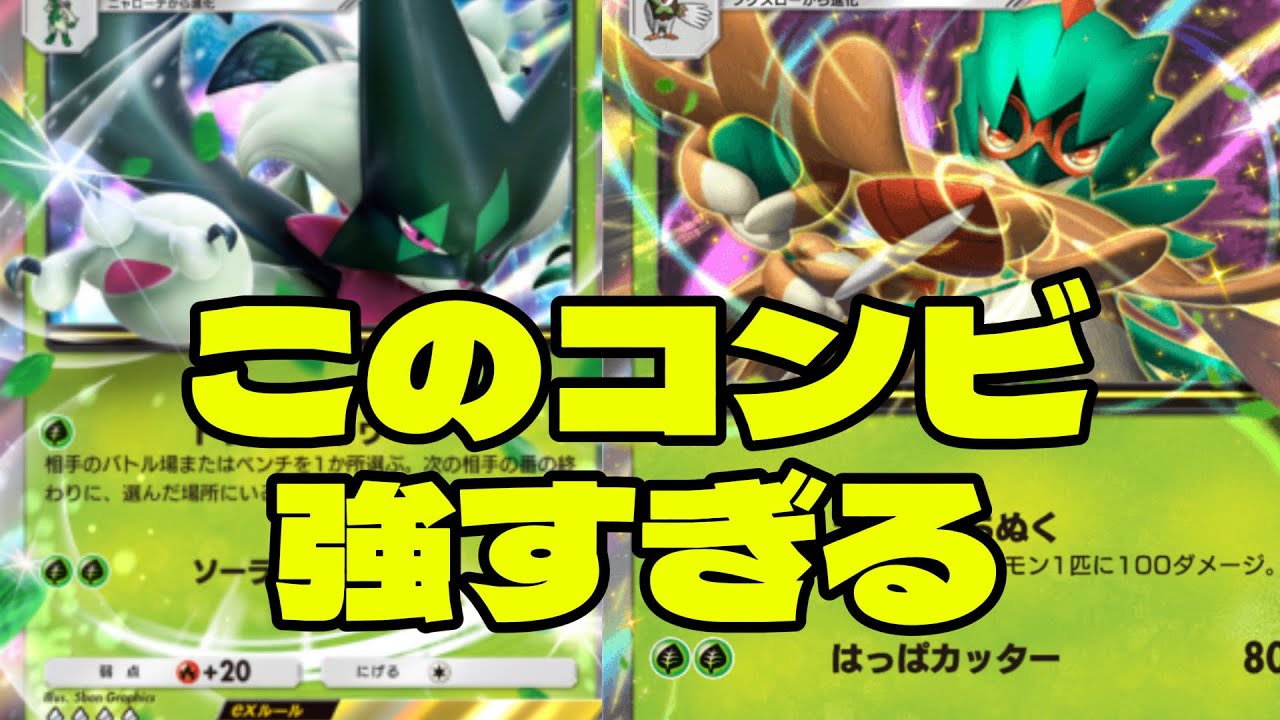 【ポケポケ】マスカーニャついに最強相方見つかる