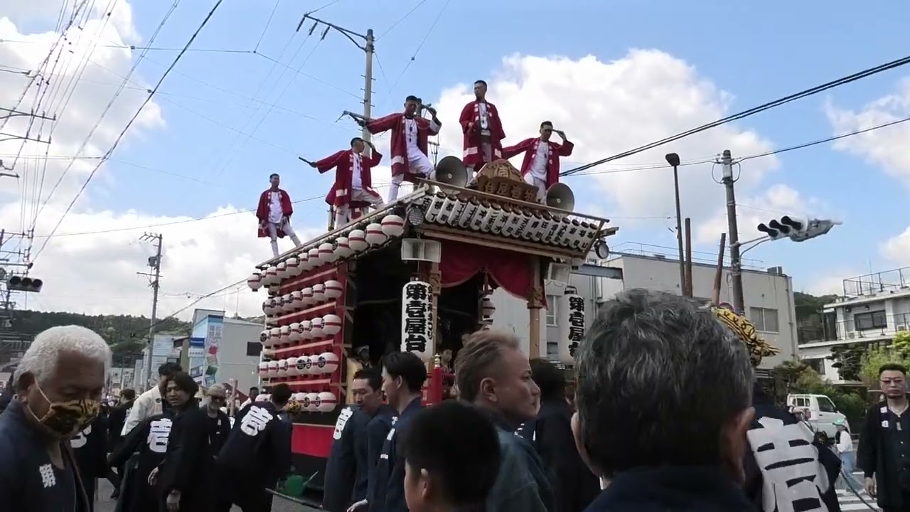 静岡県 島田市 金谷茶まつり2025 第壱屋台 曲がる