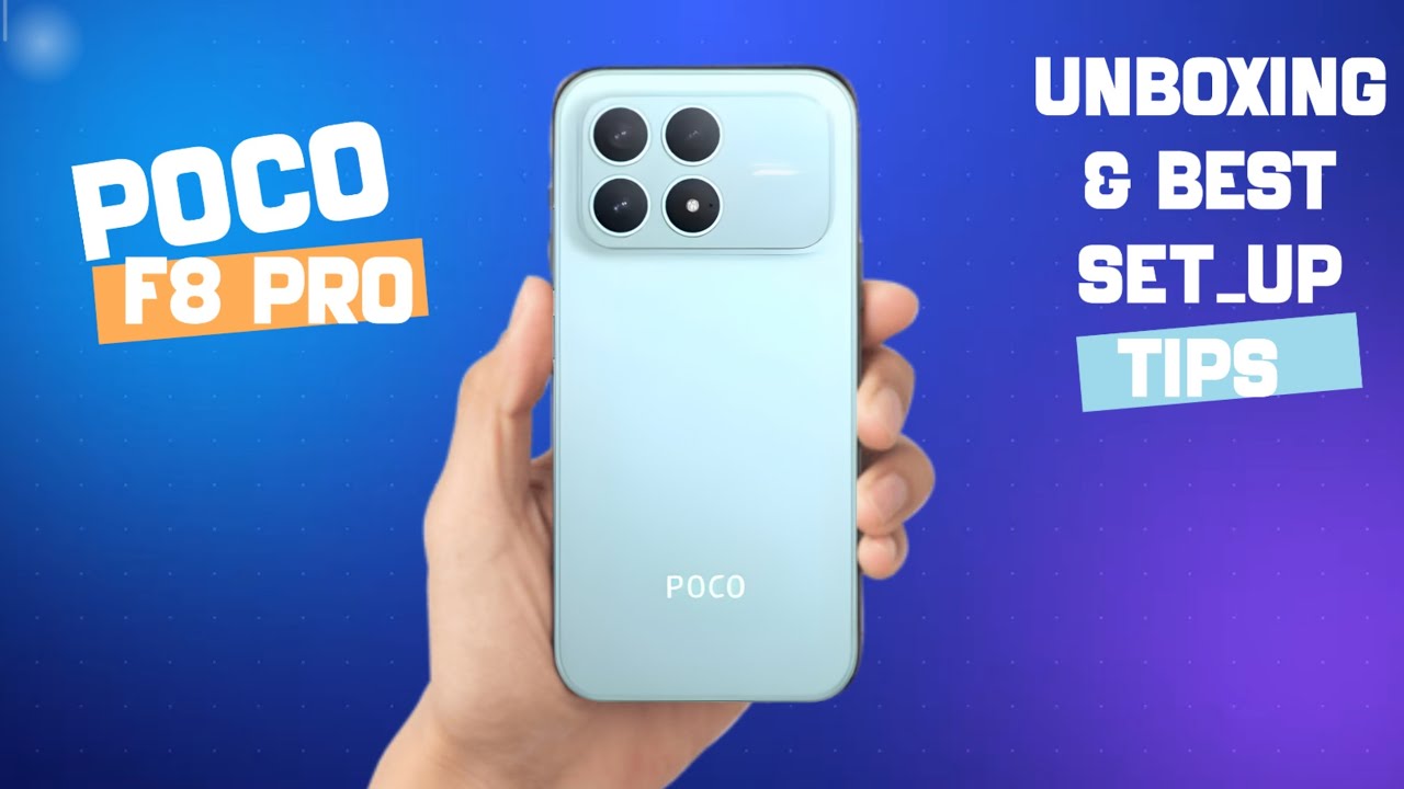 Poco F8 Pro Unboxing & Best Setup Tips (Snapdragon 8 Elite)