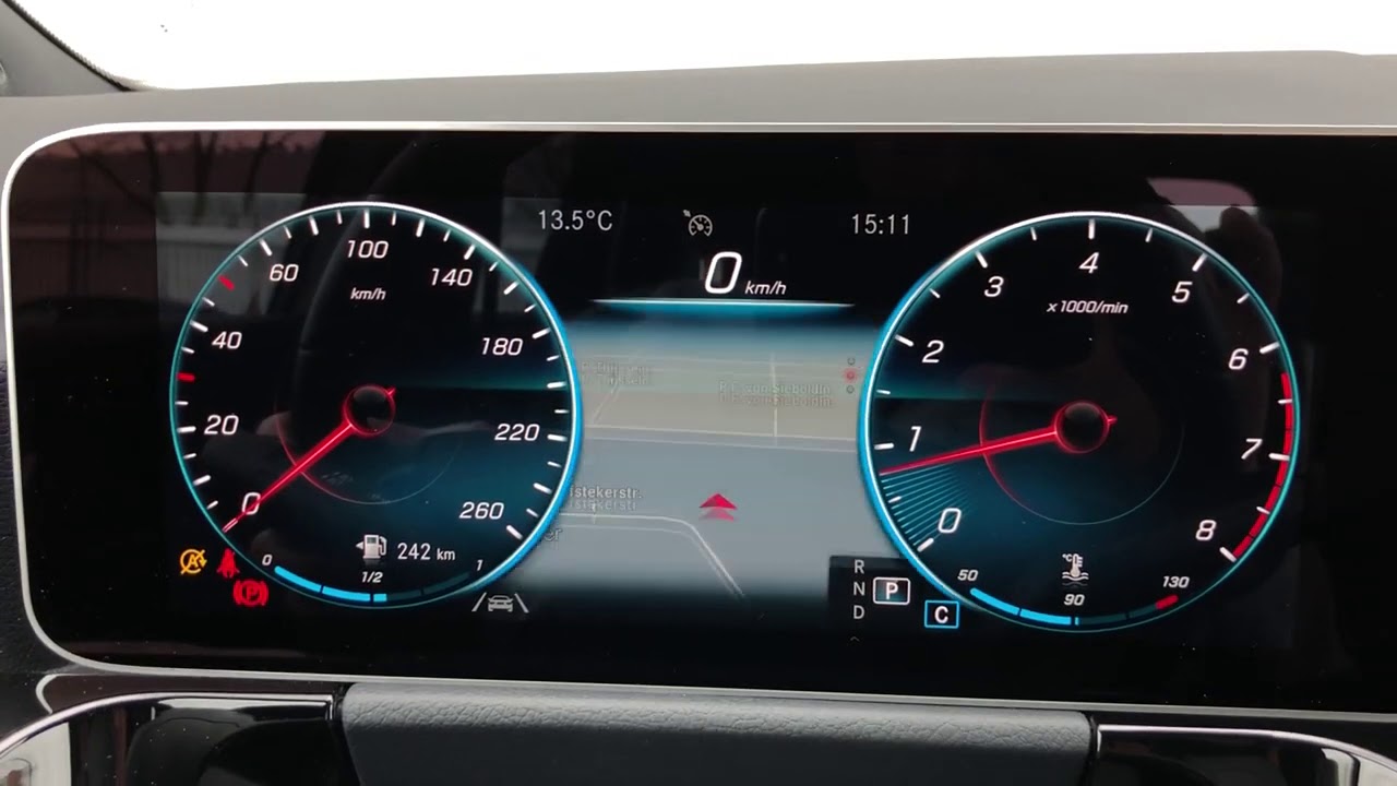 MBUX cockpit - Wat u kunt zien en inrichten