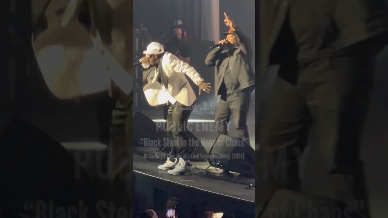 Public Enemy &ldquo;BLACK STEEL IN THE HOUR OF CHAOS&rdquo; live Bakkt Theater #PassTheMicVegasResidency [2024]