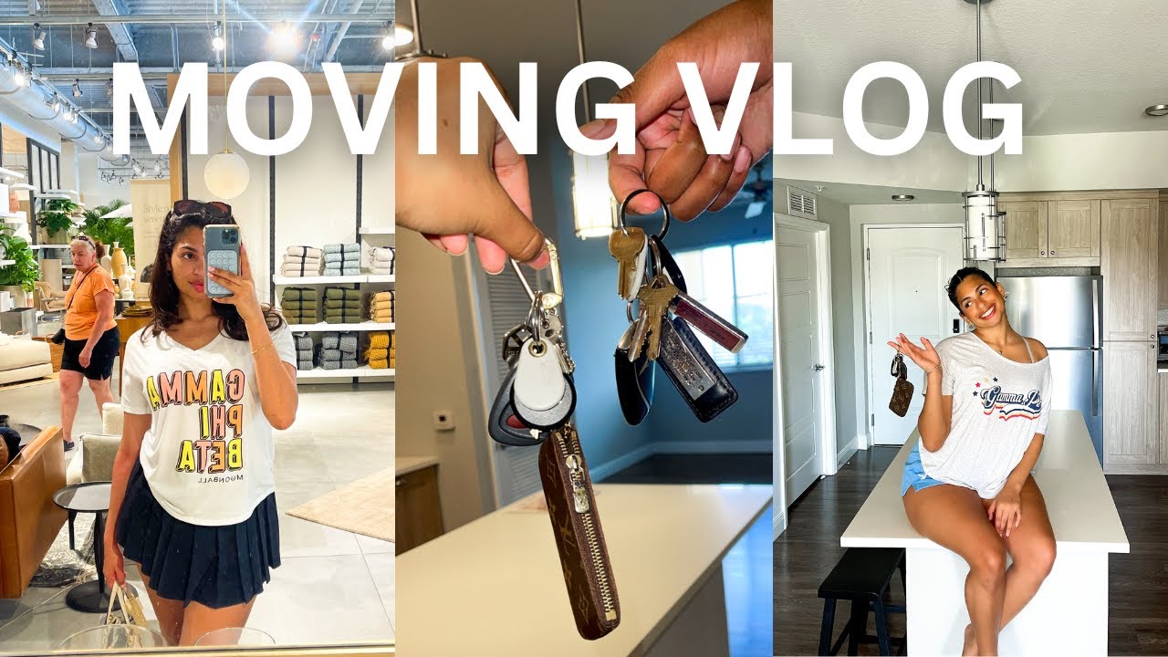 Moving Vlog #1 📦 | Moving Into My First Apartment Series