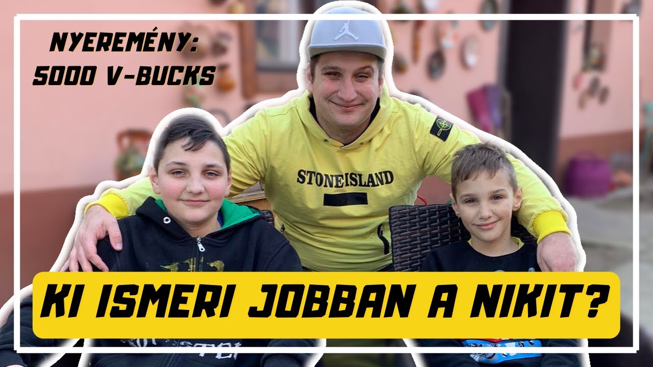 MELYIK ÖCSÉM ISMERI JOBBAN A  MENYASSZONYOMAT? | NYEREMÉNY 5.000 V-BUCKS