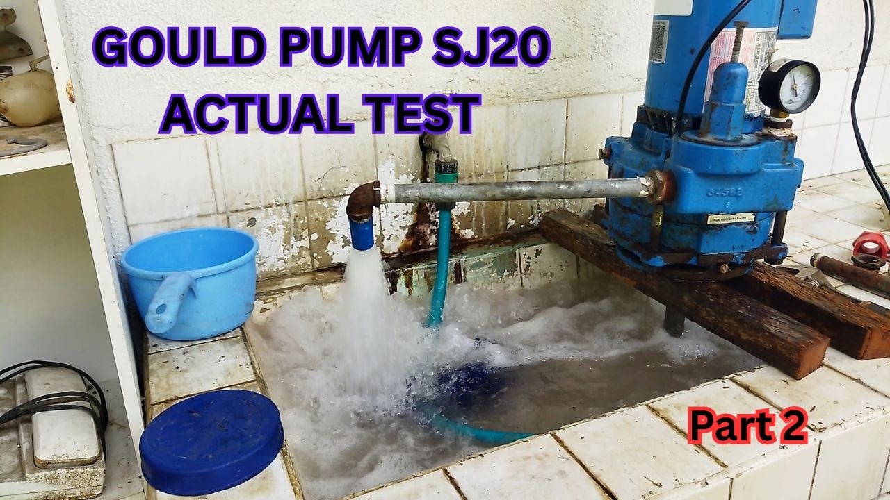 Gould pump SJ20 actual test part 2