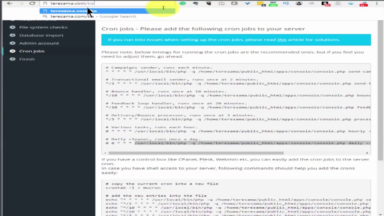 Install MailWizz Part 2 of 2   Install and configure MailWizz