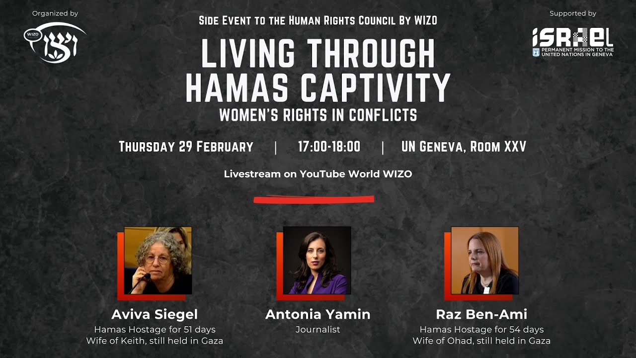 Living Through Hamas Captivity - Returned Hostages Speak at the United Nations in Geneva