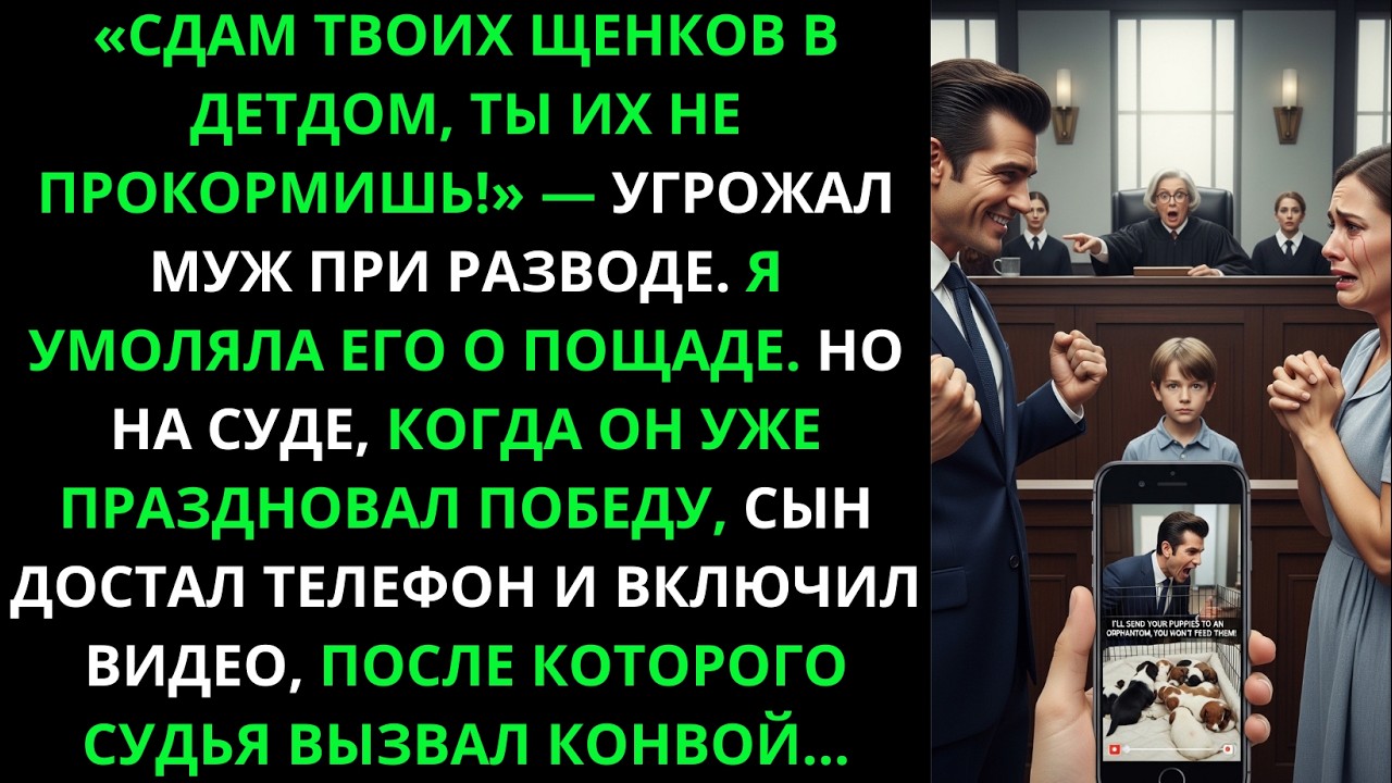 «Детдом — и точка!» — кричал он. Но в суде сын включил видео… Судья тут же вызвал конвой.