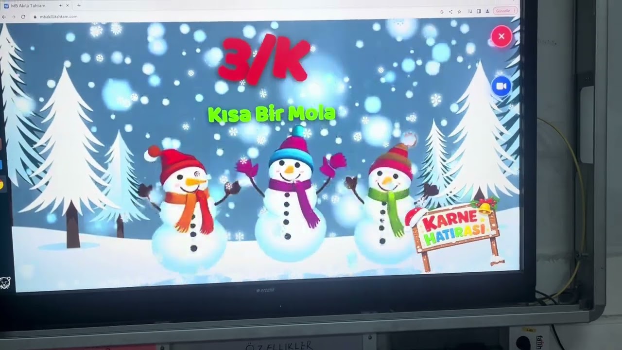 3D Hareketli Animasyonlu Müzikli Bir Tahta Hazırlamasak Olmazdı
