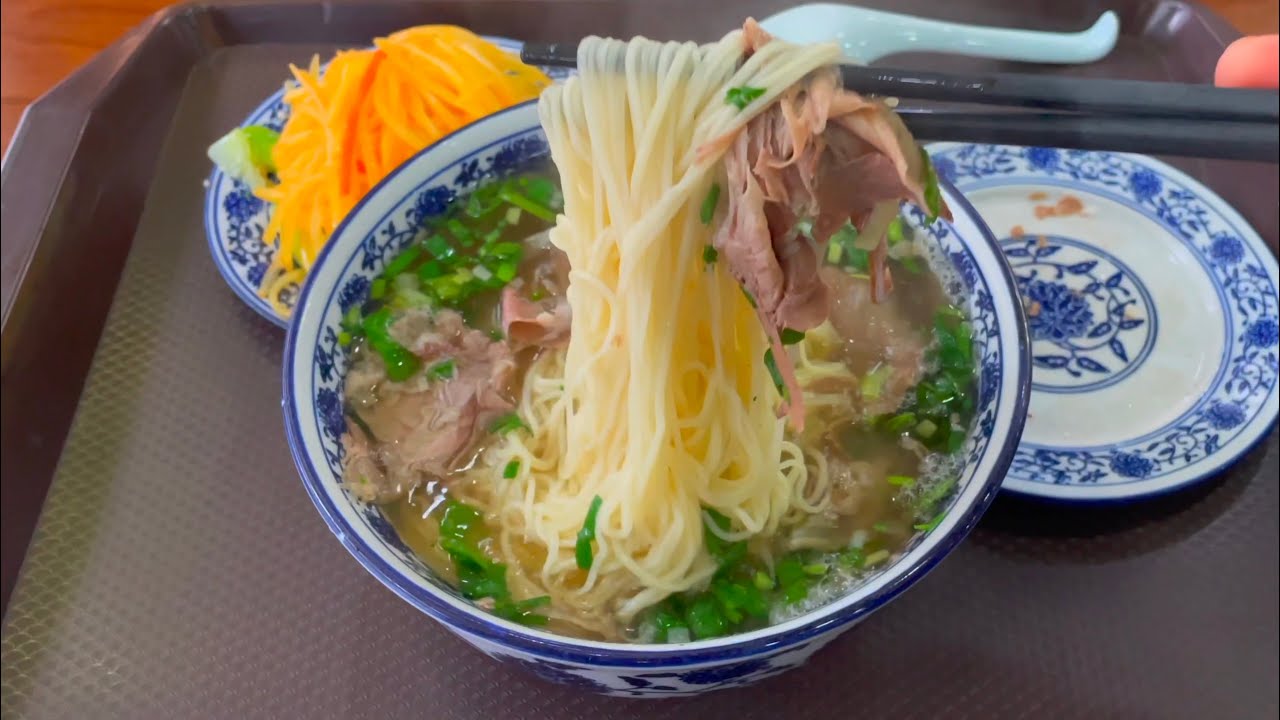 4k | Best Beef Noodle Soup!!! | Lanzhou Ramen Noodles | 兰州拉面 | China Street Food