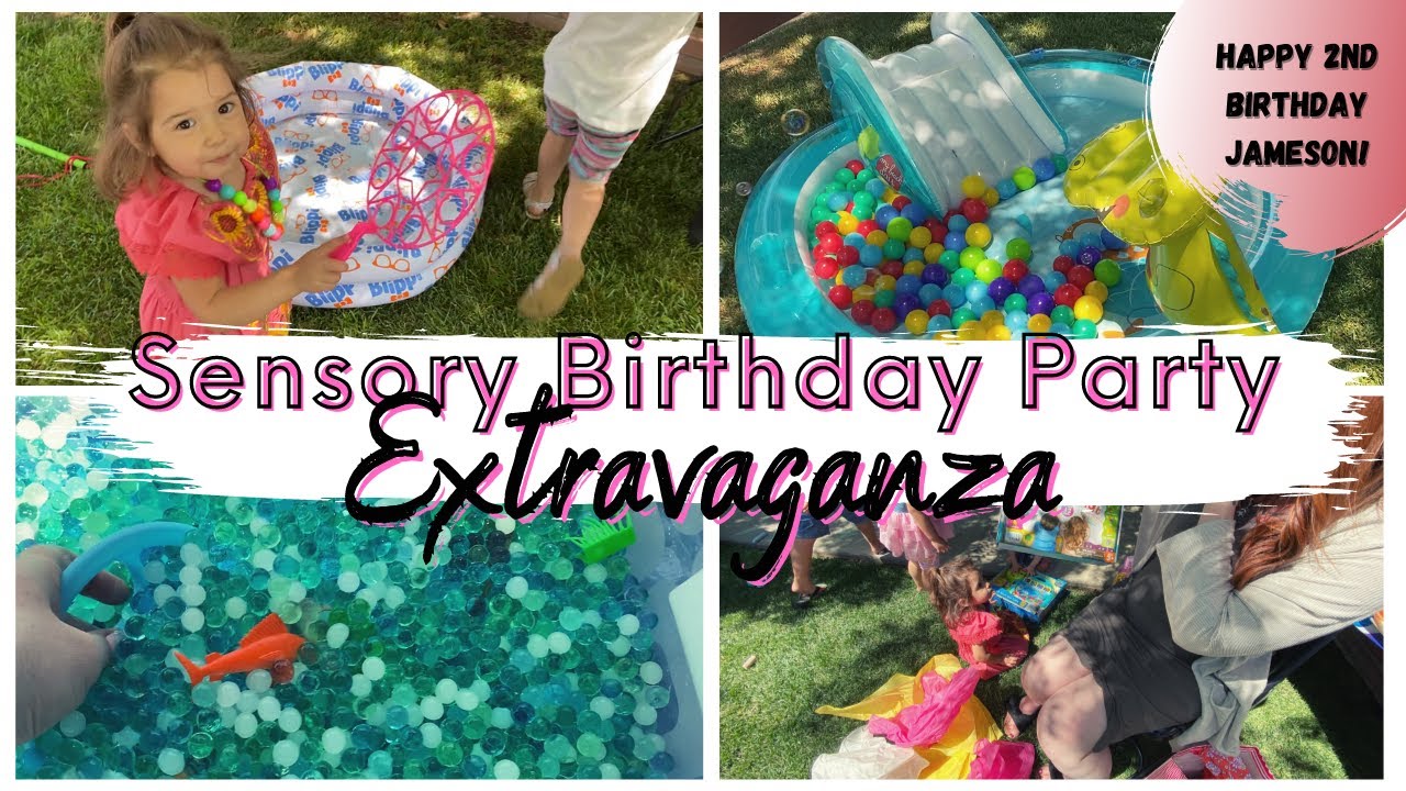 5 Sensory Birthday Party Ideas-My Daughter's Sensory 2nd Birthday Party
