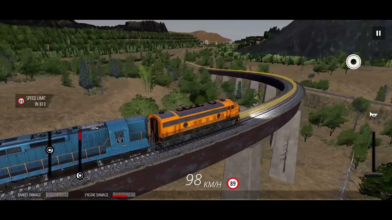 🚂 Rainy Oil Train Run | 2 Locomotives | Train Simulator PRO USA