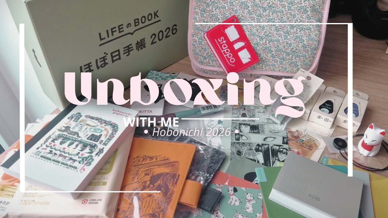 Hobonichi 2026 Haul Unboxing