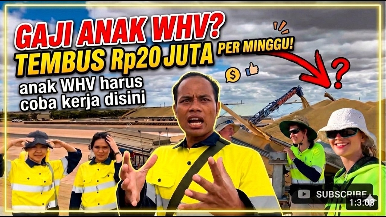 BERAPA SIH GAJI PER JAM ANAK WHV AUSTRALIA?!