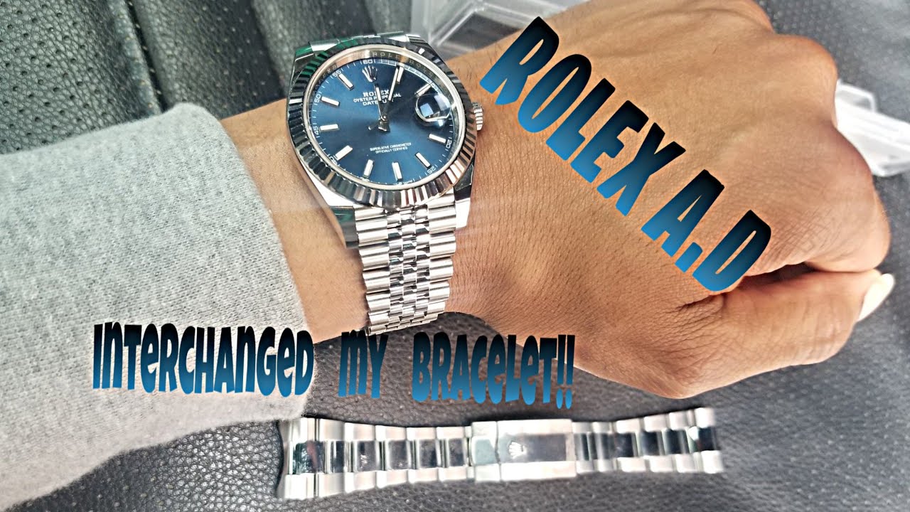 Rolex Authorized Dealer changed my Oyster to Jubilee bracelet...