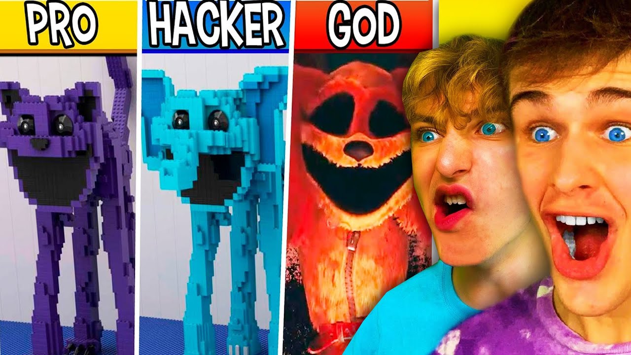 NOOB vs PRO vs HACKER POPPY PLAYTIME POSTAVY z LEGA! @TrospyReakce