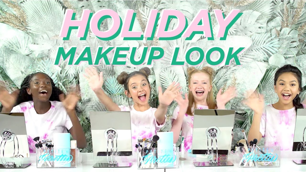 Holiday Makeup w/ Life With Mak, Jessalyn Grace, Sophie Michelle & Kheris Rogers | Petite 'n Pretty