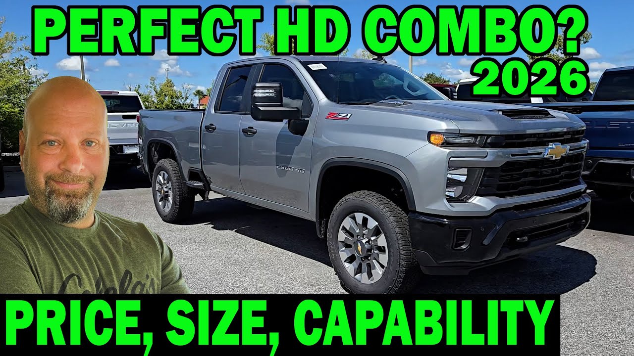 2026 Chevy Silverado 2500 HD Custom Review Inside And Out!