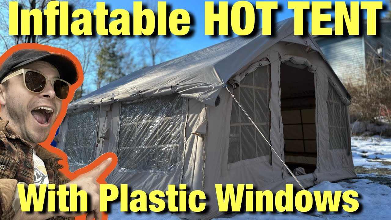 Inflatable CANVAS WALL TENT WORTH THE MONEY OR JUST FUNNY
