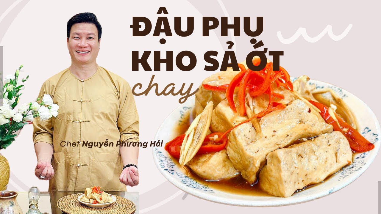 Đậu phụ kho sả ớt  CÔNG THỨC MỚI SIÊU DỄ LÀM| Cùng Cháu Vào Bếp