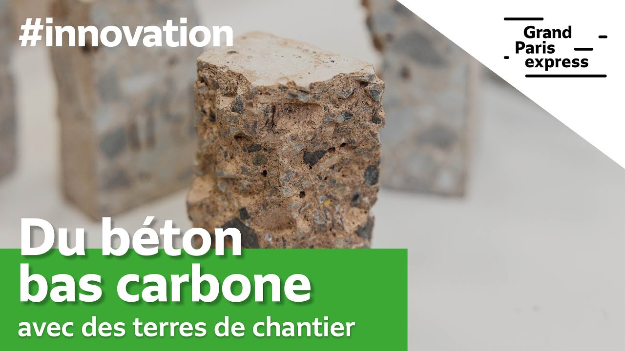 Comment faire du béton bas carbone avec des terres de chantier ?