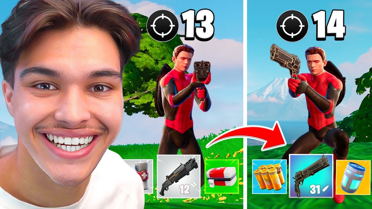 Fortnite mais je dois &Eacute;CHANGER ma SEULE ARME &agrave; chaque KILL !