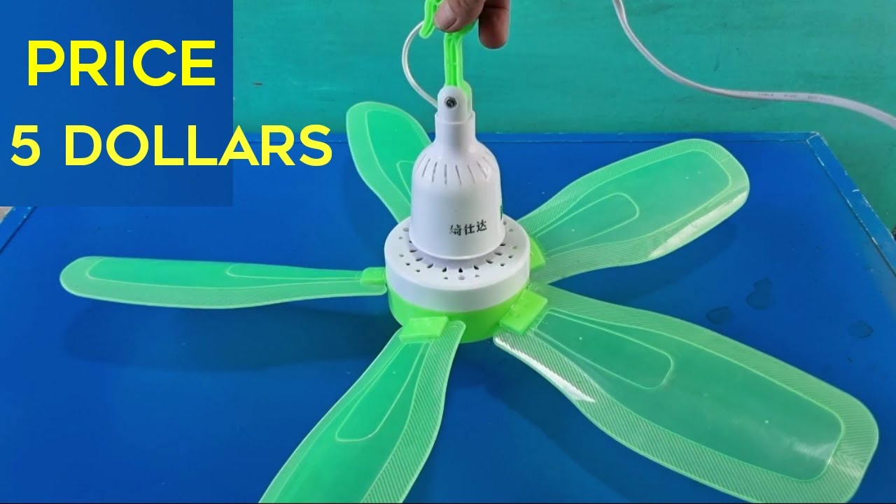 What is the structure of the inside of a cheap ceiling fan?