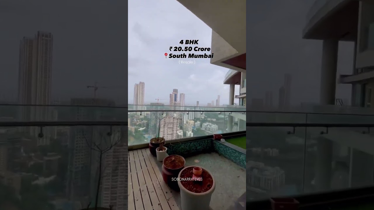 4 BHK | ₹ 20.50 Crore | South Mumbai | Resale.