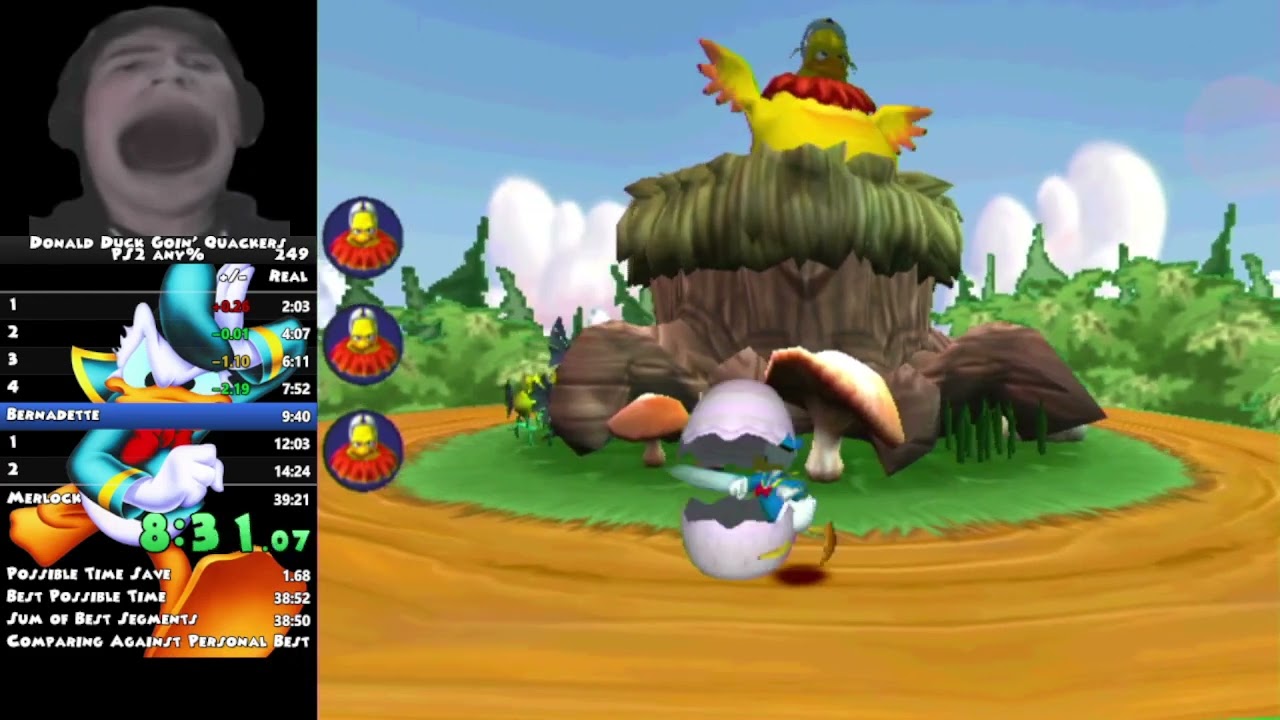 Donald Duck: Goin' Quackers PS2 any% WR in 39:05 by ber0nd
