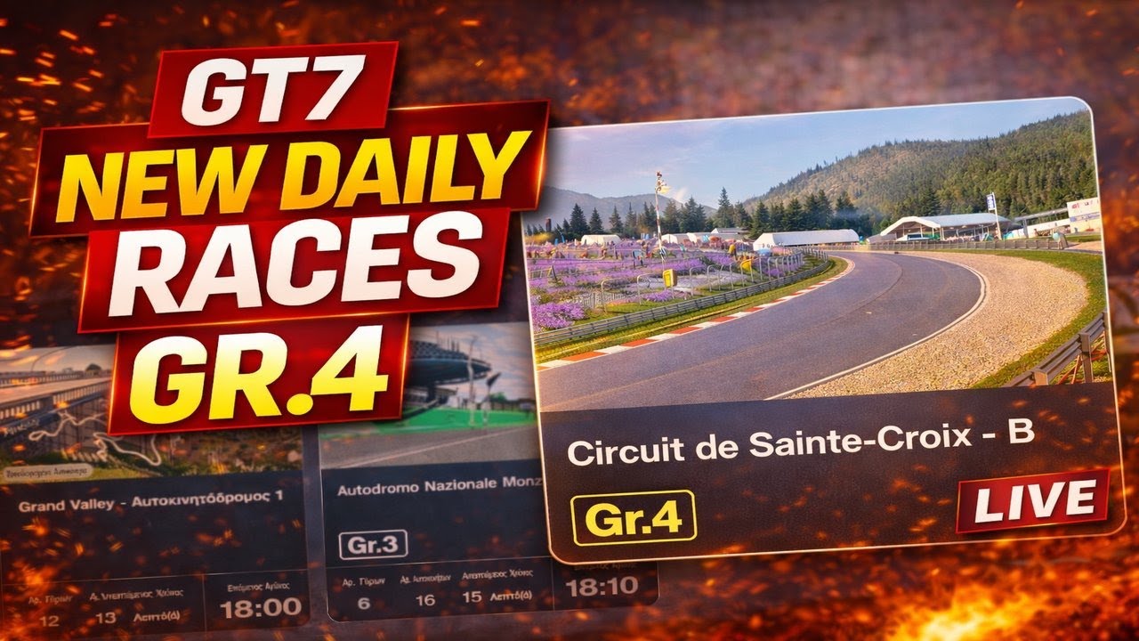 🔴GT7 Daily Race C – GR.4 at Sainte-Croix | Worth It or Chaos? 🔥 LIVE🔴
