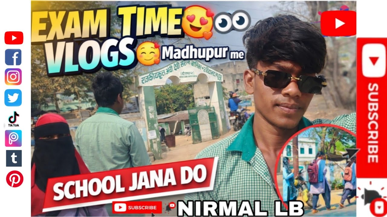Exam Time Vlogs video part-1  Madhupur High school me 🥰🥰||||TVS CHHOTE RIDER VLOG 