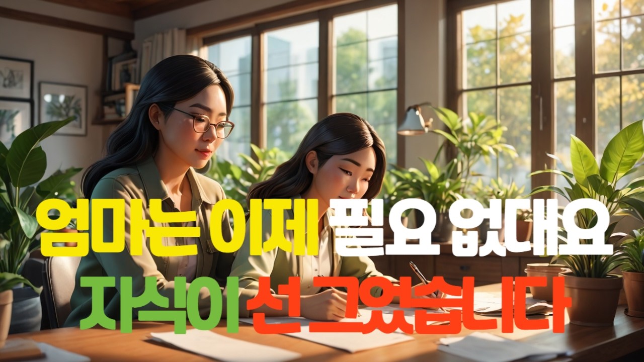 엄마아빠는 엄마아빠인생사세요