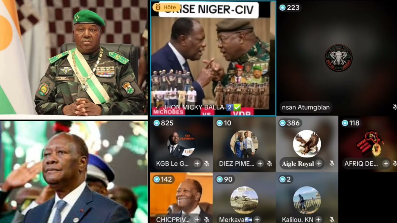 🔴 Crise Niger - Côte d'Ivoire... Débat (avec Nsan Atumgblan)