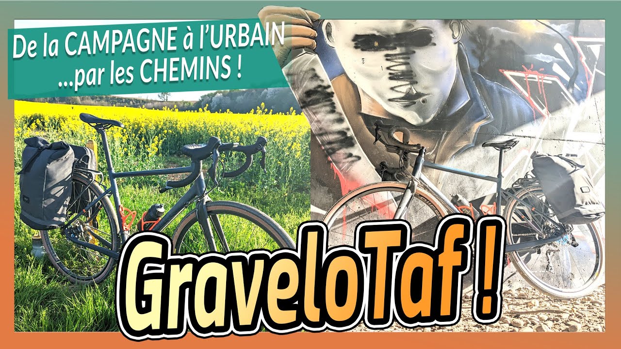 GRAVELOTAF ! Vélotaf de la campagne à l'hypercentre de Lyon avec mon Triban en mode GRAVEL, AU TOP !