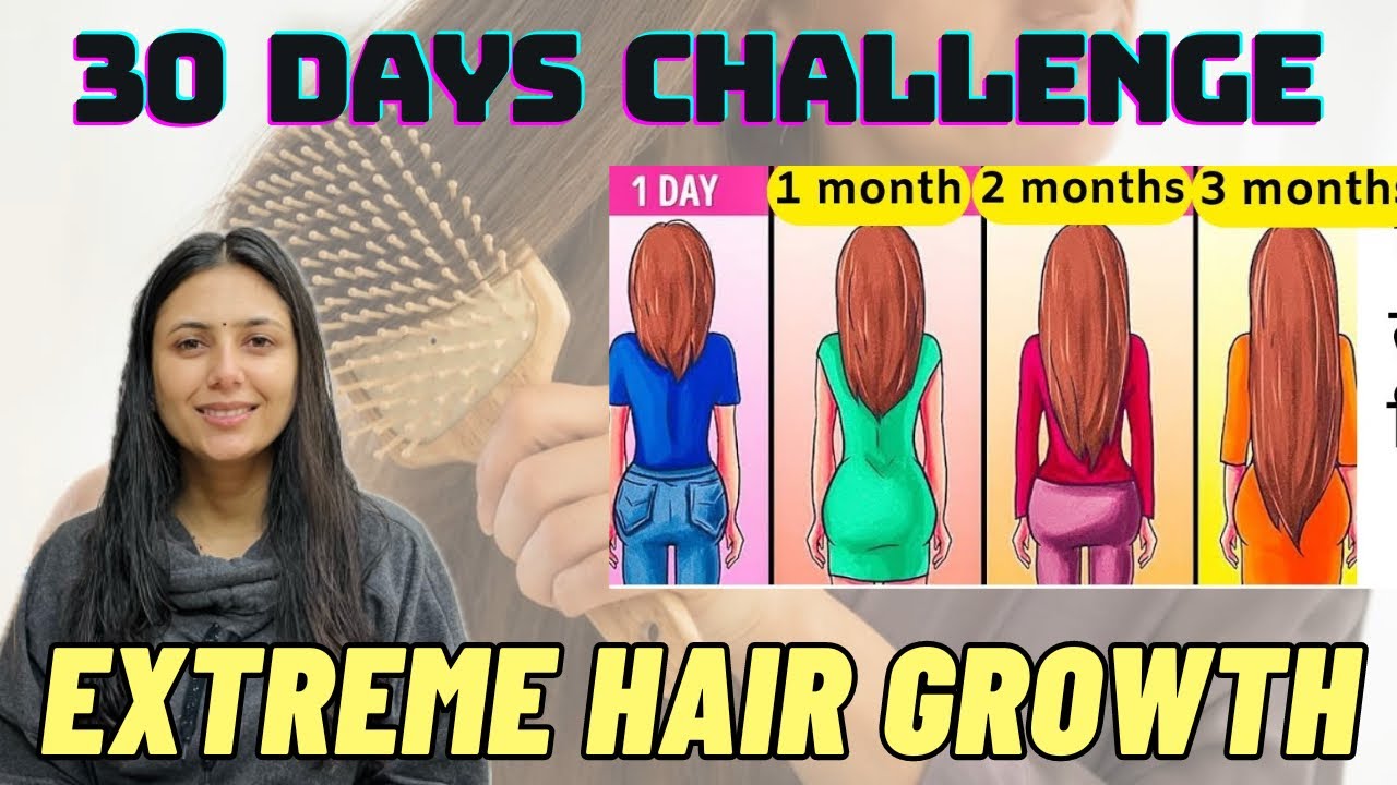 1 महीने में 3-4 इंच लंबा करें बालों को | How to grow Long Hair in 1 month | Extreme Hair Growth